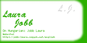 laura jobb business card